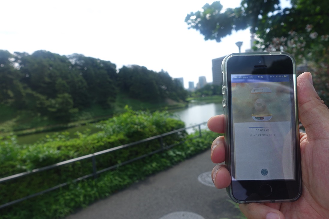 ポケモンgo Pokemon Go のタマゴ孵化ランニング ジョギング 皇居2周10kmレポート Ex It 効率化で独立を楽しく