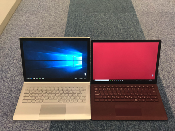 Surface Book 2とSurface Laptop。Microsoftの13.5インチPCの比較