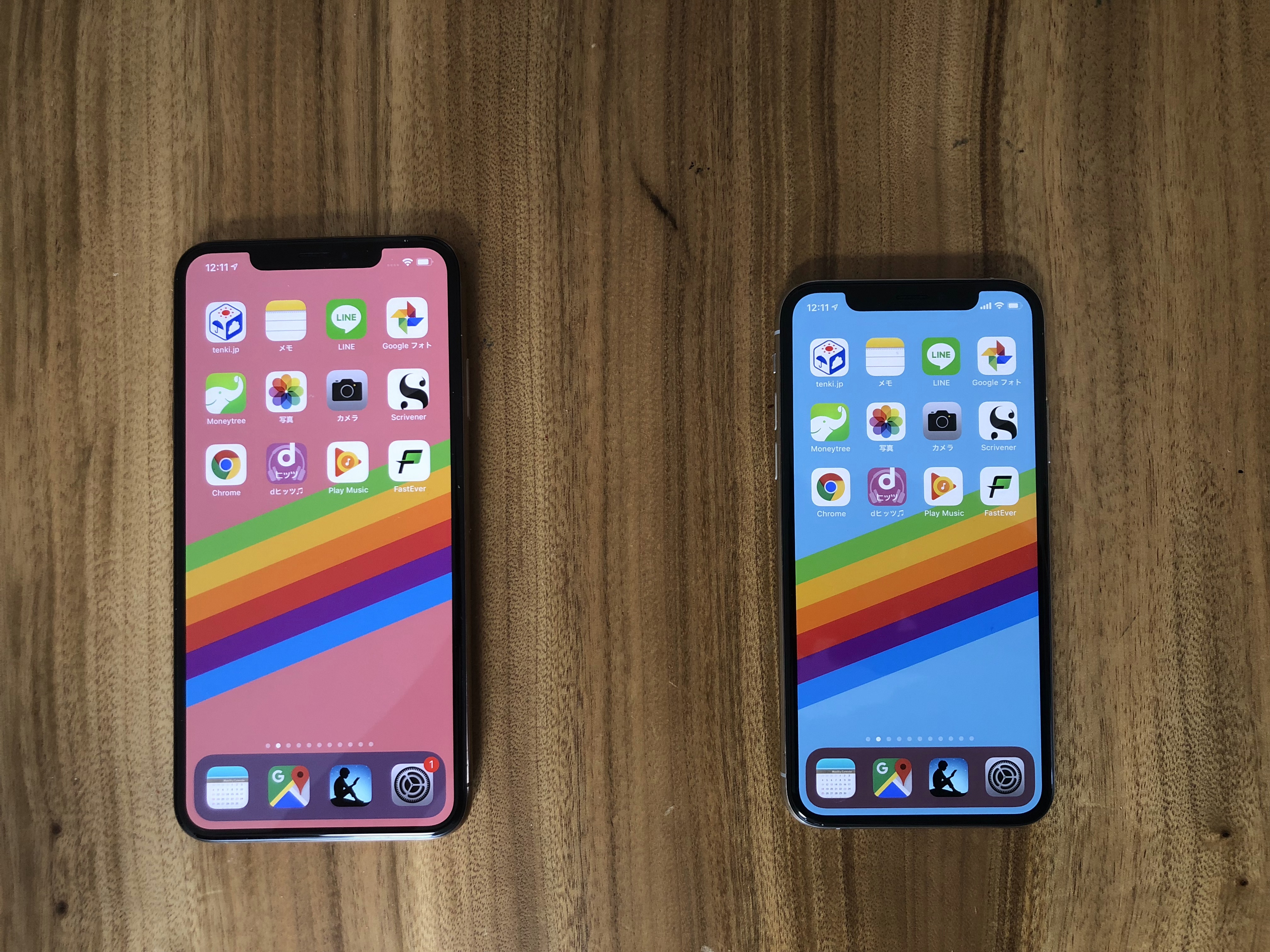 Iphone Xs Iphone Xs Max比較 片手で使う場合のスマホの大きさの